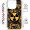 Чехол-накладка Apple iPhone 14 Pro (625961) Kruche PRINT Danger