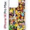 Чехол-накладка iPhone 14 Pro Max Kruche Print Симпсоны