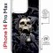 Чехол-накладка Apple iPhone 14 Pro Max (625963) Kruche PRINT Skull Hands