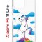 Чехол-накладка Xiaomi Mi 11 Lite (623777) Kruche PRINT Flying Unicorn
