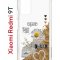 Чехол-накладка Xiaomi Redmi 9T Kruche Print Крафтовые наклейки