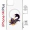 Чехол-накладка Apple iPhone 14 Plus (625962) Kruche PRINT Fox