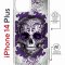 Чехол-накладка iPhone 14 Plus Kruche Magrope Print Sugar Skull