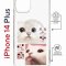 Чехол-накладка Apple iPhone 14 Plus (625962) Kruche PRINT Коты