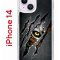 Чехол-накладка Apple iPhone 14  (625957) Kruche PRINT Тигриный глаз