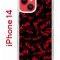 Чехол-накладка Apple iPhone 14  (625957) Kruche PRINT Angry