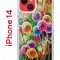 Чехол-накладка iPhone 14 Kruche Print Одуванчики