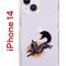 Чехол-накладка iPhone 14 Kruche Print Fox