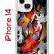 Чехол-накладка Apple iPhone 14  (625957) Kruche PRINT Кои