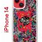 Чехол-накладка Apple iPhone 14  (625957) Kruche PRINT Music