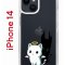 Чехол-накладка iPhone 14 Kruche Print Angel Demon