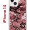 Чехол-накладка Apple iPhone 14  (625957) Kruche PRINT цветы