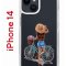 Чехол-накладка Apple iPhone 14  (625957) Kruche PRINT Велосипедная прогулка