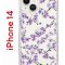 Чехол-накладка iPhone 14 Kruche Print Сакура