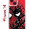 Чехол-накладка Apple iPhone 14  (625957) Kruche PRINT Spider-Man-Venom