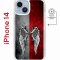 Чехол-накладка Apple iPhone 14  (625959) Kruche PRINT Крылья