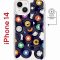 Чехол-накладка Apple iPhone 14  (625959) Kruche PRINT Виниловые пластинки