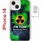 Чехол-накладка Apple iPhone 14  (625959) Kruche PRINT Toxic