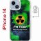 Чехол-накладка Apple iPhone 14  (625959) Kruche PRINT Toxic
