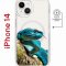 Чехол-накладка Apple iPhone 14  (625959) Kruche PRINT Змея