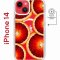 Чехол-накладка Apple iPhone 14  (625959) Kruche PRINT Orange