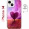 Чехол-накладка Apple iPhone 14  (625959) Kruche PRINT Pink heart