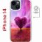 Чехол-накладка Apple iPhone 14  (625959) Kruche PRINT Pink heart