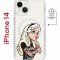 Чехол-накладка Apple iPhone 14  (625959) Kruche PRINT Tattoo Girl