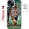 Чехол-накладка Apple iPhone 14  (625959) Kruche PRINT Крадущийся тигр
