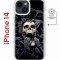 Чехол-накладка Apple iPhone 14  (625959) Kruche PRINT Skull Hands
