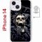 Чехол-накладка Apple iPhone 14  (625959) Kruche PRINT Skull Hands