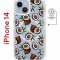 Чехол-накладка Apple iPhone 14  (625959) Kruche PRINT Кокосы