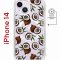 Чехол-накладка Apple iPhone 14  (625959) Kruche PRINT Кокосы
