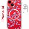 Чехол-накладка Apple iPhone 14  (625959) Kruche PRINT Сакура