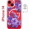 Чехол-накладка Apple iPhone 14  (625959) Kruche PRINT Roses