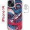 Чехол-накладка Apple iPhone 14  (625959) Kruche PRINT Японская змея