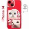 Чехол-накладка Apple iPhone 14  (625959) Kruche PRINT Коты