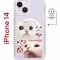 Чехол-накладка Apple iPhone 14  (625959) Kruche PRINT Коты