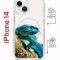Чехол-накладка Apple iPhone 14  (625960) Kruche PRINT Змея