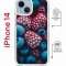 Чехол-накладка Apple iPhone 14  (625960) Kruche PRINT Fresh berries