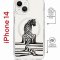 Чехол-накладка Apple iPhone 14  (625960) Kruche PRINT Tiger