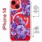 Чехол-накладка Apple iPhone 14  (625960) Kruche PRINT Roses