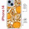 Чехол-накладка Apple iPhone 14  (625960) Kruche PRINT Апельсины