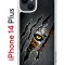 Чехол-накладка Apple iPhone 14 Plus (625954) Kruche PRINT Тигриный глаз