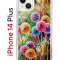 Чехол-накладка Apple iPhone 14 Plus (625954) Kruche PRINT Одуванчики