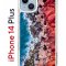 Чехол-накладка Apple iPhone 14 Plus (625954) Kruche PRINT Морской берег