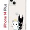 Чехол-накладка Apple iPhone 14 Plus (625954) Kruche PRINT Angel Demon