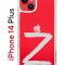 Чехол-накладка Apple iPhone 14 Plus (625954) Kruche PRINT Zet