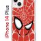 Чехол-накладка Apple iPhone 14 Plus (625954) Kruche PRINT Человек-Паук красный
