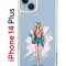 Чехол-накладка Apple iPhone 14 Plus (625954) Kruche PRINT Fashion Girl
